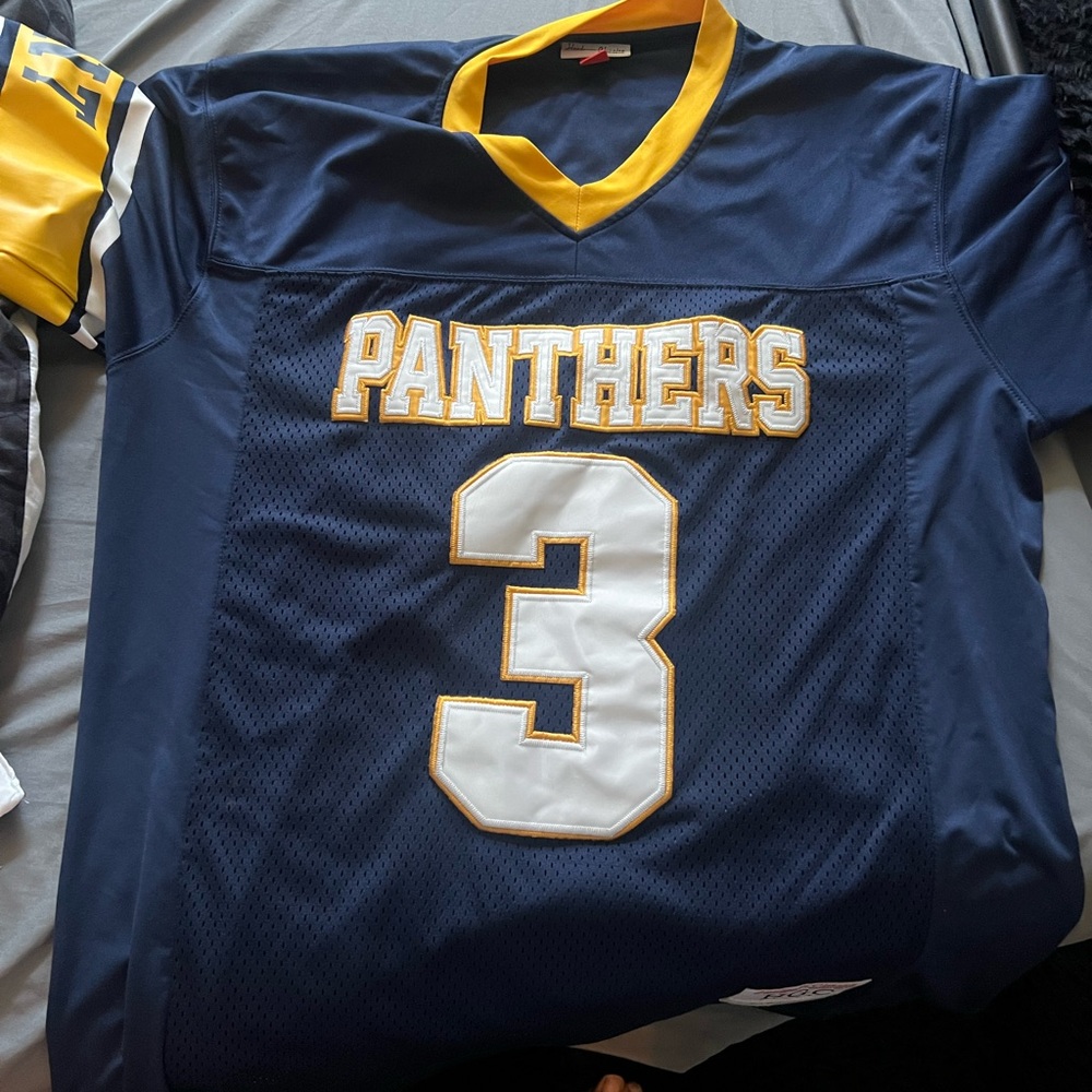Mitchell & Ness Navy and Yellow Panthers Jersey